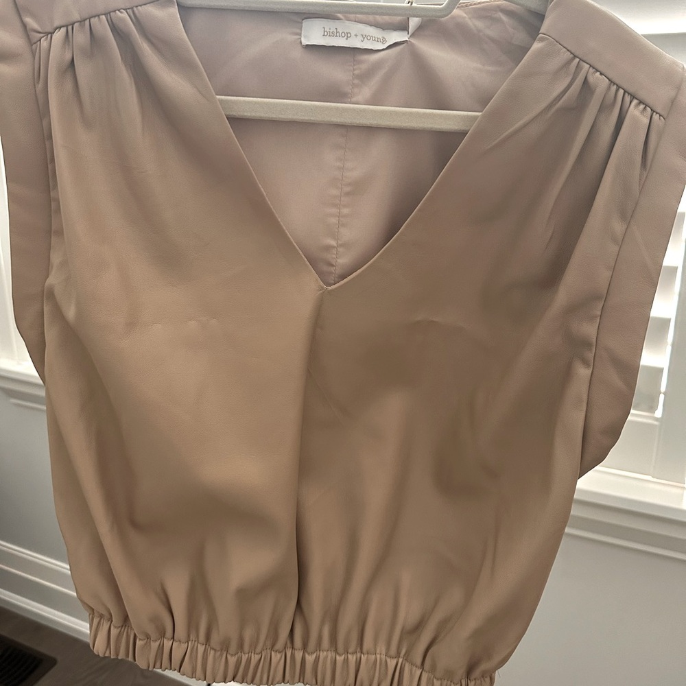 Cool pleather vest